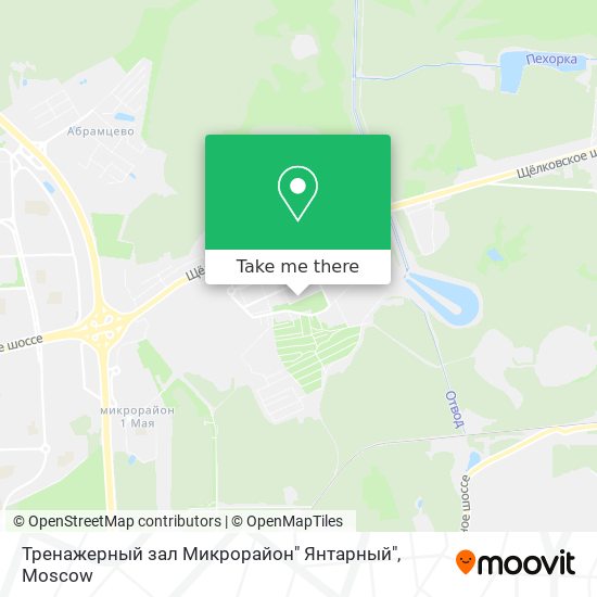 Тренажерный зал Микрорайон" Янтарный" map