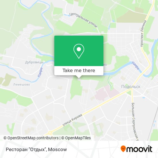 Ресторан "Отдых" map