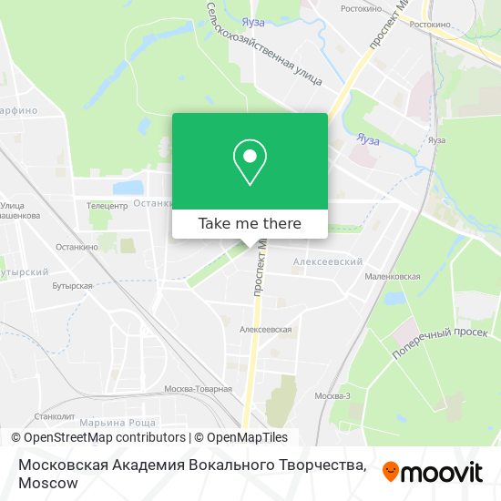 Московская Академия Вокального Творчества map