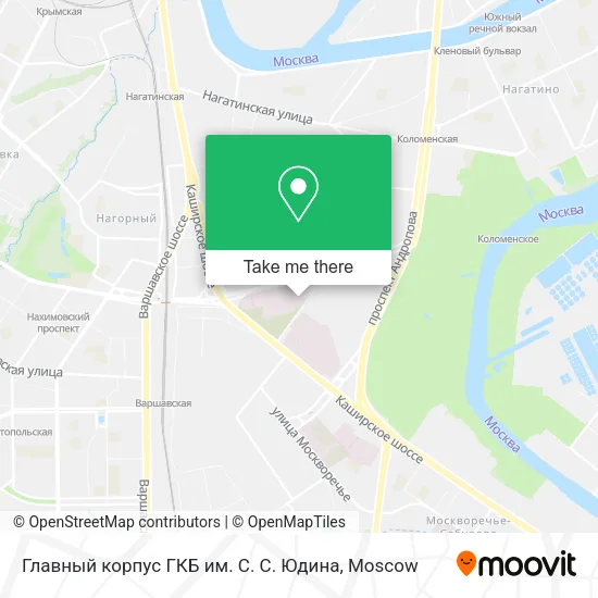 Главный корпус ГКБ им. С. С. Юдина map