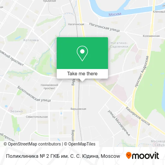 Поликлиника № 2 ГКБ им. С. С. Юдина map