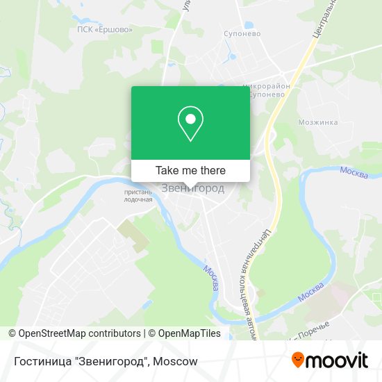 Гостиница "Звенигород" map