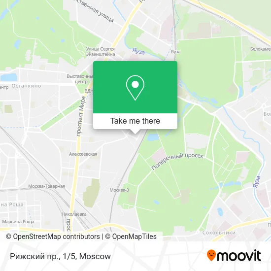 Рижский пр., 1/5 map