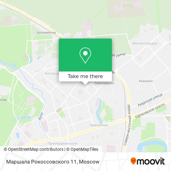 Маршала Рокоссовского 11 map