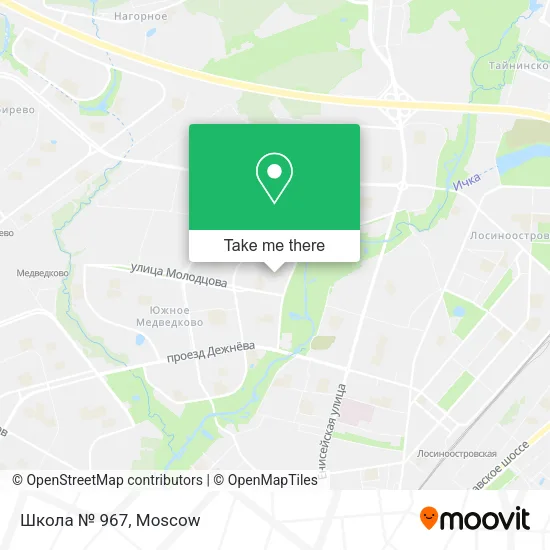 Школа № 967 map