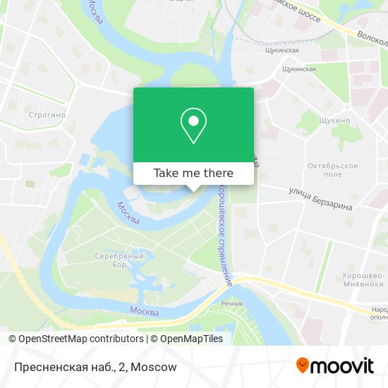 Пресненская наб., 2 map