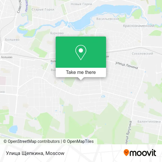 Улица Щепкина map