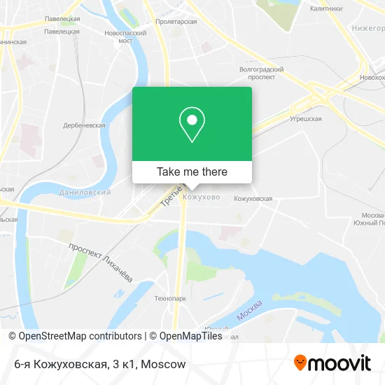 6-я Кожуховская, 3 к1 map