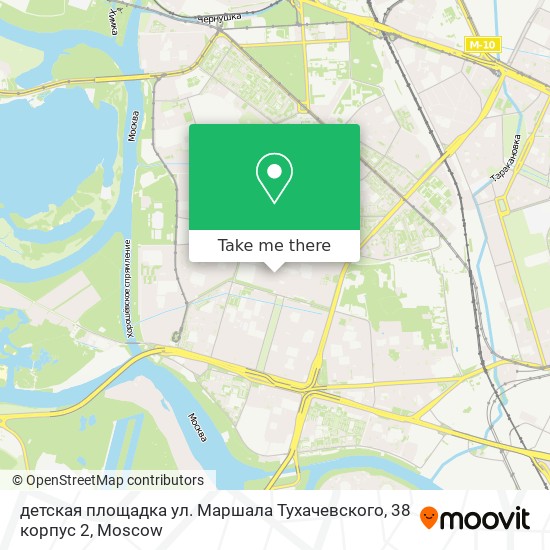 детская площадка ул. Маршала Тухачевского, 38 корпус 2 map