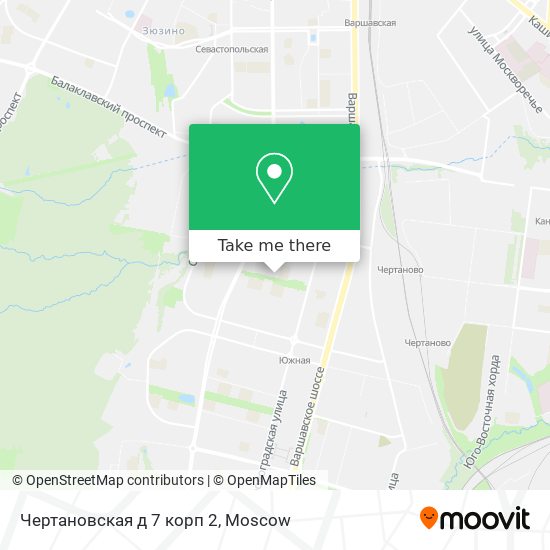 Чертановская д 7 корп 2 map