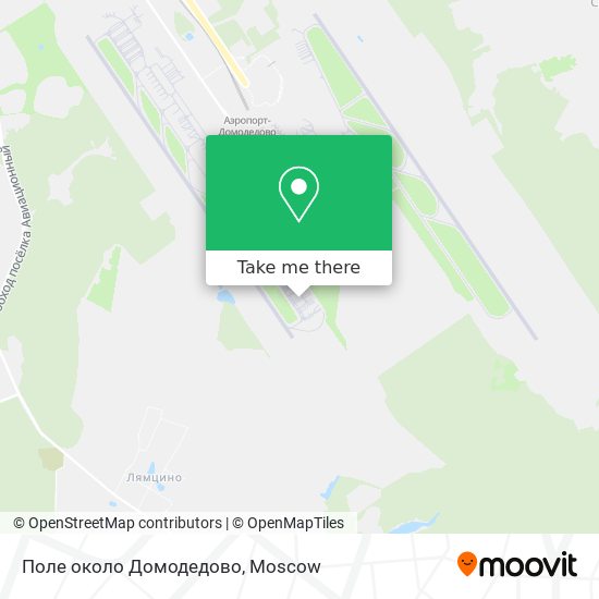 Поле около Домодедово map