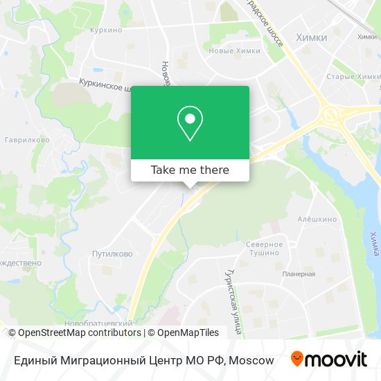 Единый Миграционный Центр МО РФ map