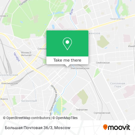 Большая Почтовая 36/3 map