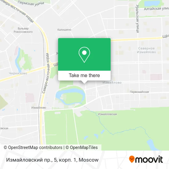 Измайловский пр., 5, корп. 1 map