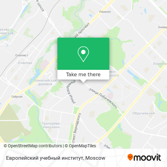 Европейский учебный институт map