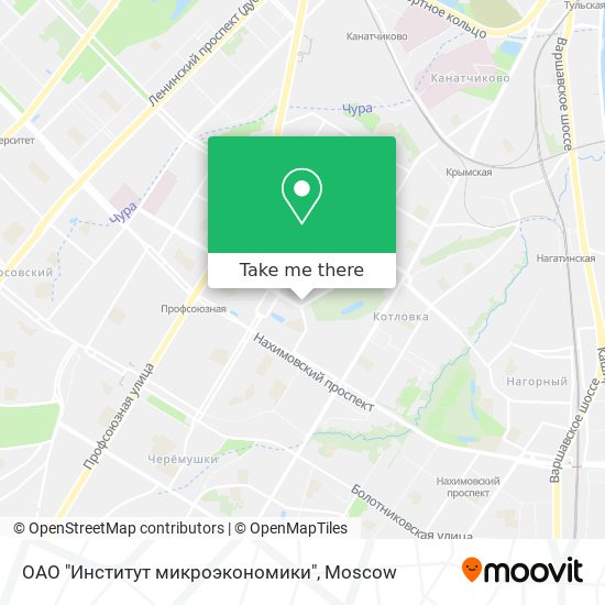 ОАО "Институт микроэкономики" map