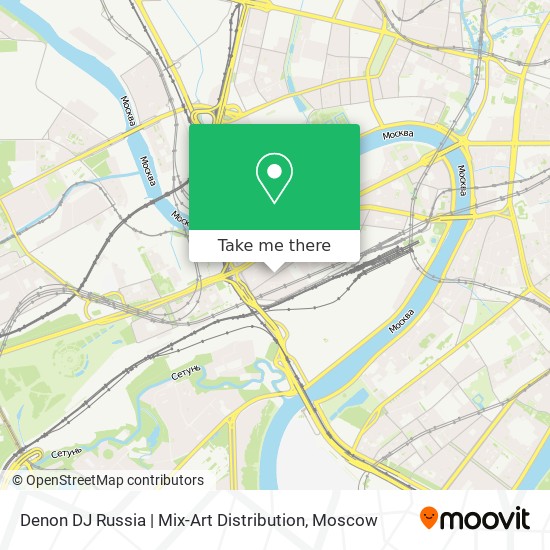 Denon DJ Russia | Mix-Art Distribution map