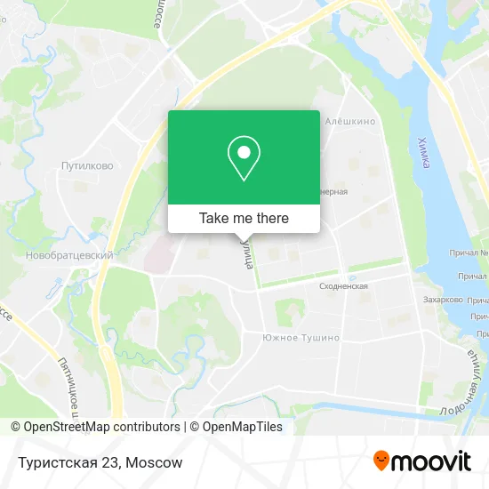 Туристская 23 map