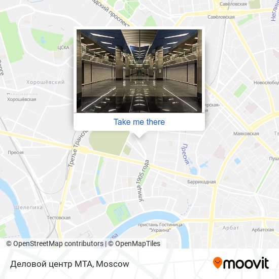 Деловой центр МТА map