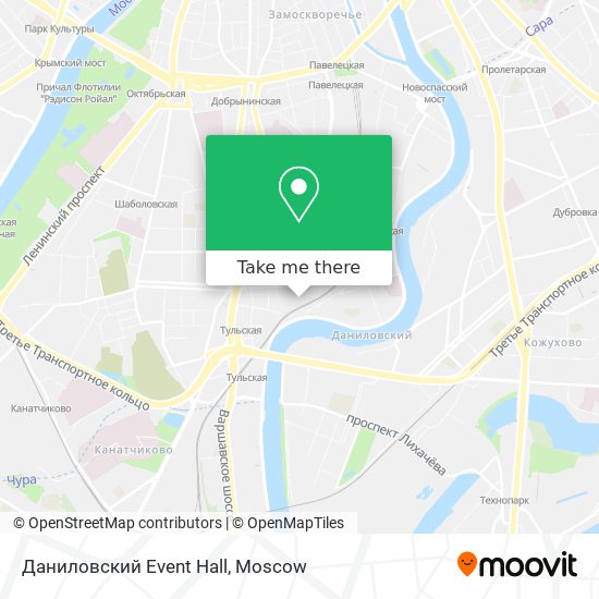 Даниловский Event Hall map