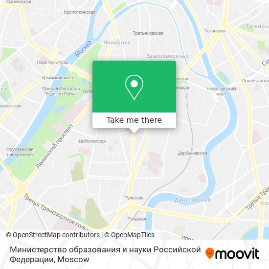 Министерство образования и науки Российской Федерации map