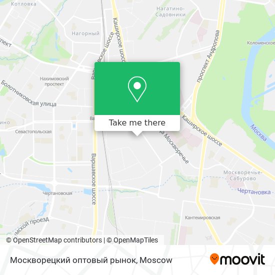 Москворецкий оптовый рынок map