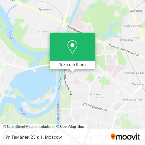 Ул.Гамалеи 23 к 1 map