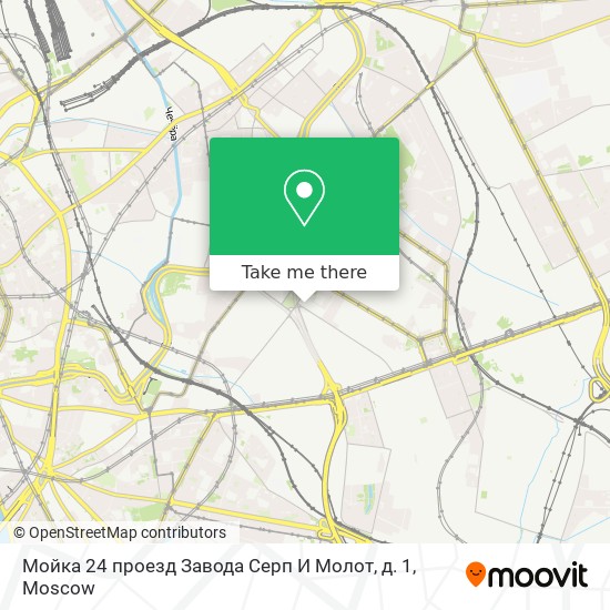 Мойка 24 проезд Завода Серп И Молот, д. 1 map