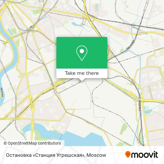 Остановка «Станция Угрешская» map