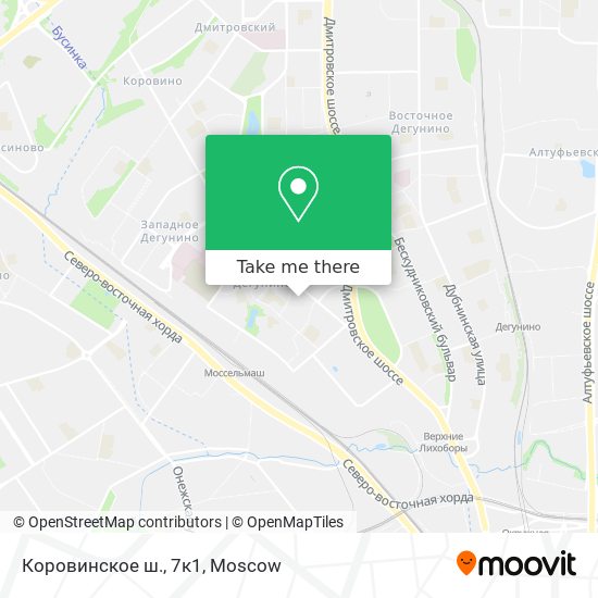 Коровинское ш., 7к1 map
