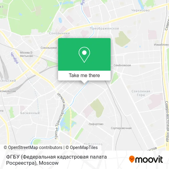 ФГБУ (Федеральная кадастровая палата Росреестра) map