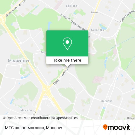 МТС салон-магазин map