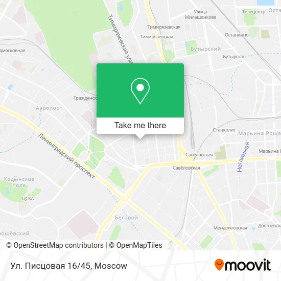 Ул. Писцовая 16/45 map