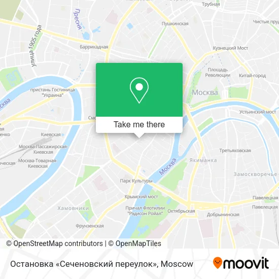 Остановка «Сеченовский переулок» map