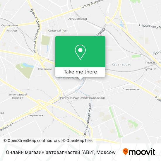 Онлайн магазин автозапчастей "АВИ" map