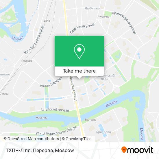 ТХПЧ-Л пл. Перерва map