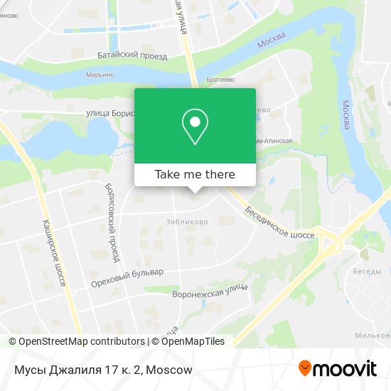 Мусы Джалиля 17 к. 2 map