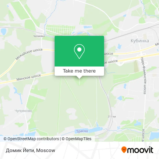 Домик Йети map