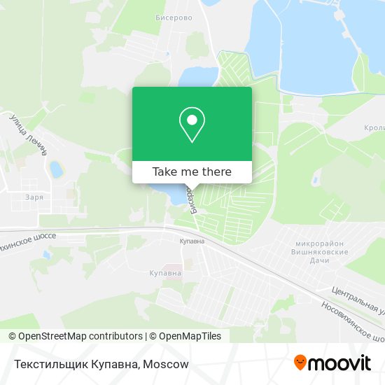 Текстильщик Купавна map