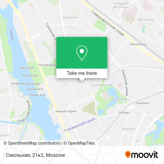 Смольная, 21к2 map