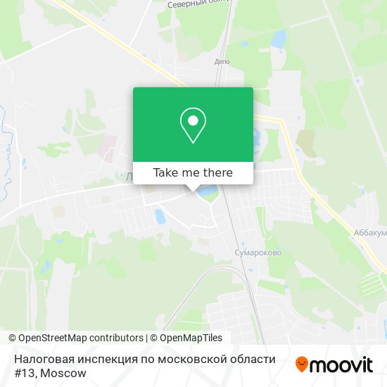 Налоговая инспекция по московской области #13 map
