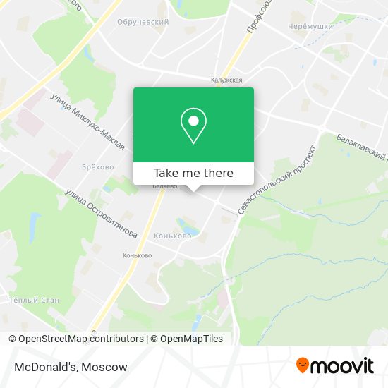 McDonald's map