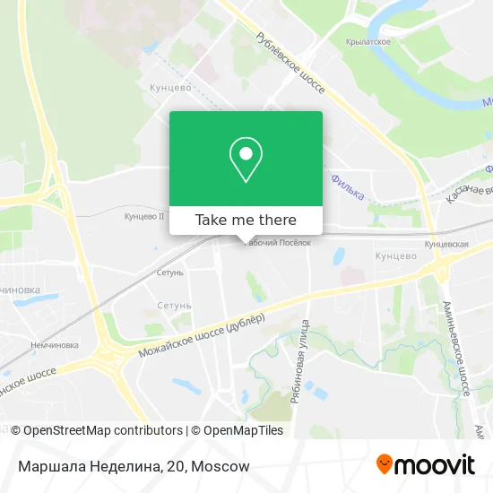 Маршала Неделина, 20 map