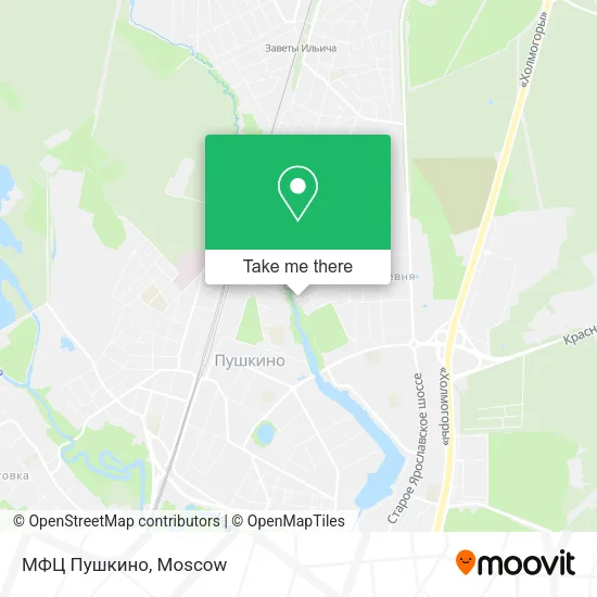 МФЦ Пушкино map