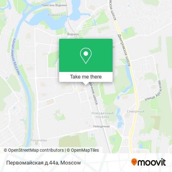 Первомайская д.44а map
