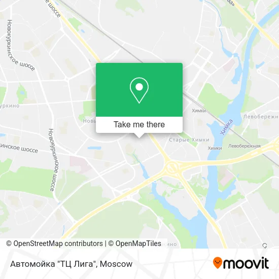 Автомойка "ТЦ Лига" map