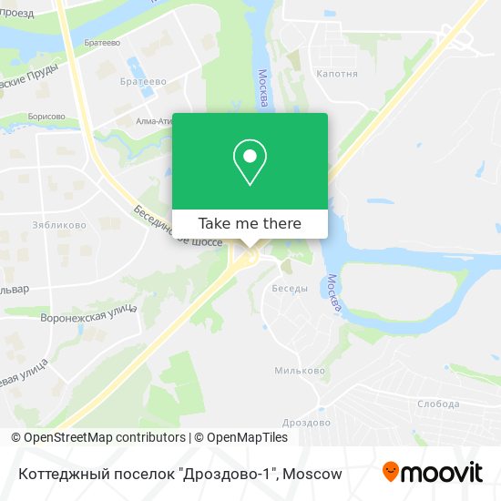 Коттеджный поселок "Дроздово-1" map