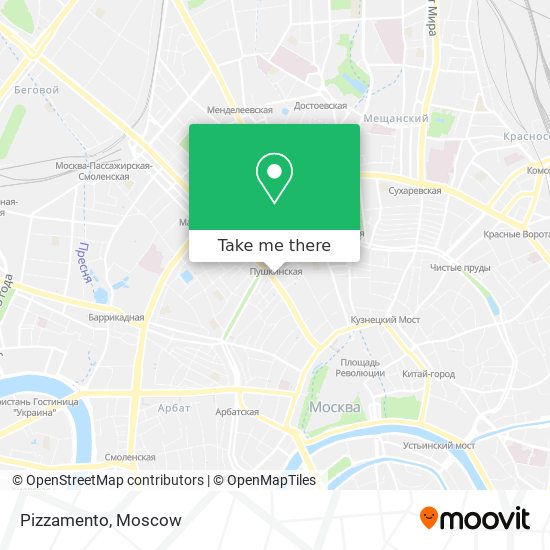Pizzamento map