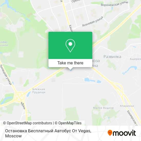 Остановка Бесплатный Автобус От Vegas map
