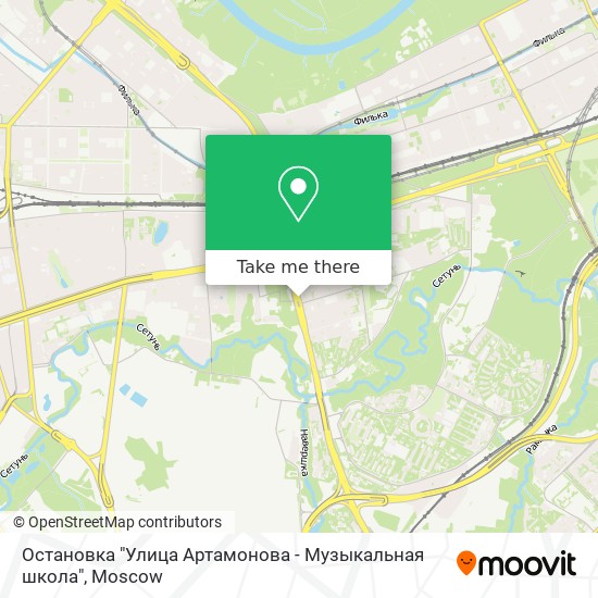 Остановка "Улица Артамонова - Музыкальная школа" map